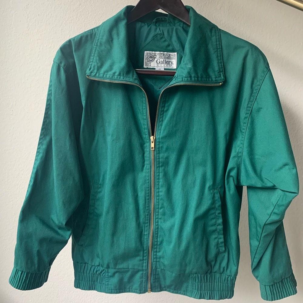 Vintage Gallery Sport green jacket!